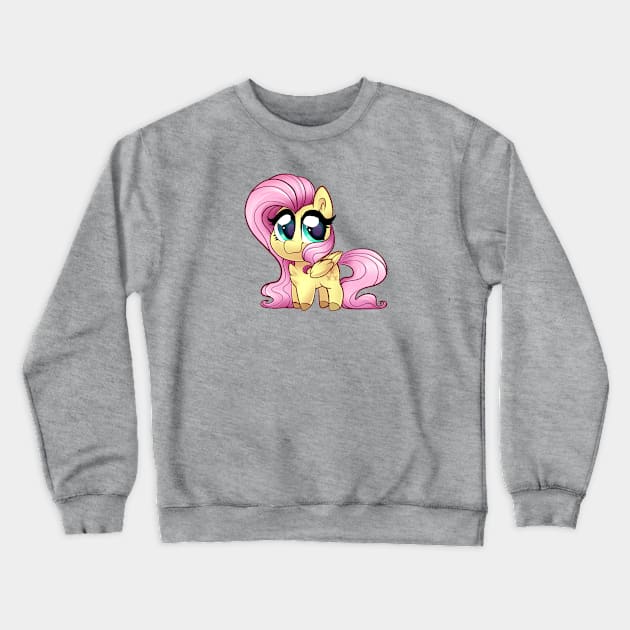 Fluttershy Crewneck Sweatshirt by Baja Gryphon